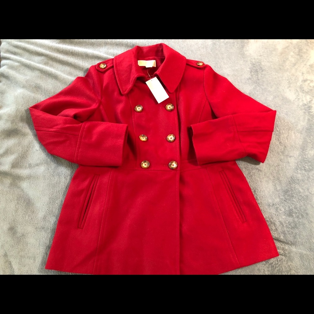 Michael Kors wool Blend Double Breasted peacoat - Picture 4 of 8